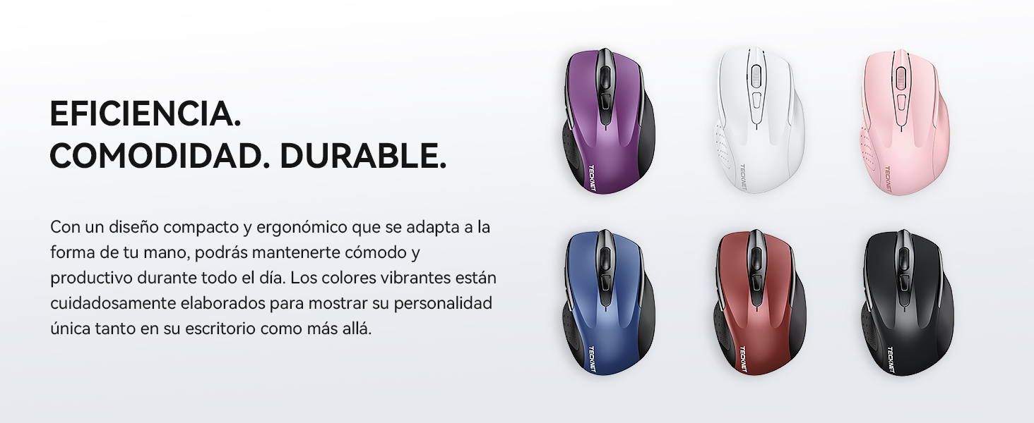 TECKNET Ratón Recargable