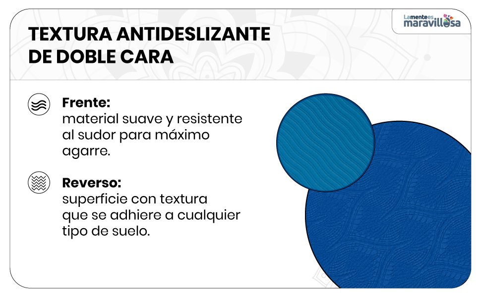 Textura antideslizante de doble cara