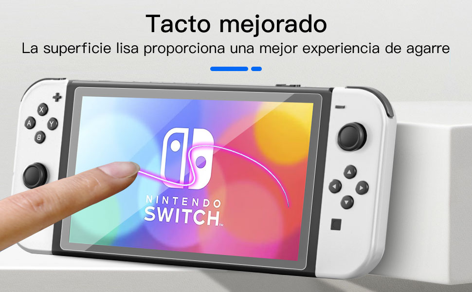 Nintendo Switch (modèle OLED) Protector de pantalla de vidrio templado