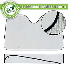 Parasol Coche; parasol reciclado