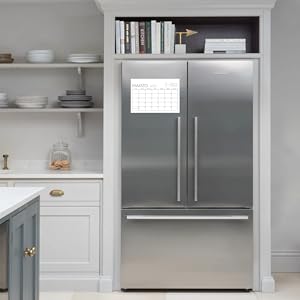refrigerador frigo congelador papel laboral laborable anotar anotaciones calendario con iman