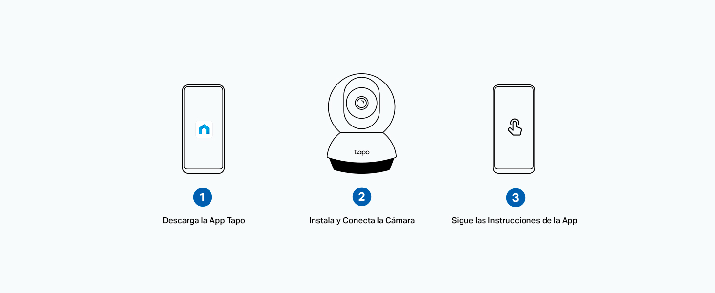 Tapo C220 - Cámara de Vigilancia Wi-Fi Inteligente Rotatoria 2K