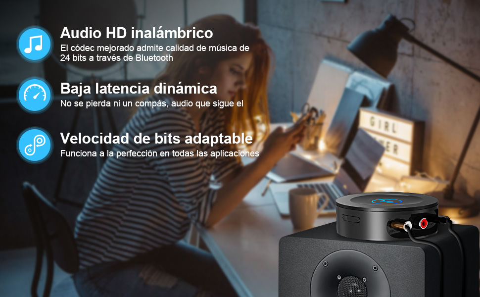 Baja Latencia y Audio HD