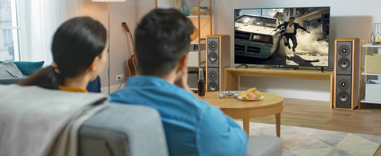 Calidad de sonido definitiva para la mejor experiencia de cine en casa.