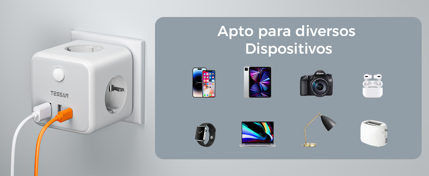 enchufe cubo