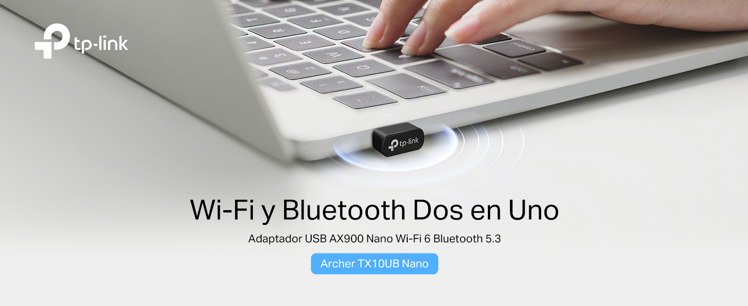 Archer TX10UB Nano - Adaptador USB Nano Wi-Fi 6 AX900 con Bluetooth 5.3