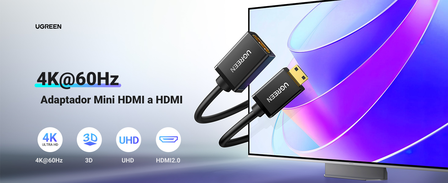 Adaptador Mini HDMI a HDMI