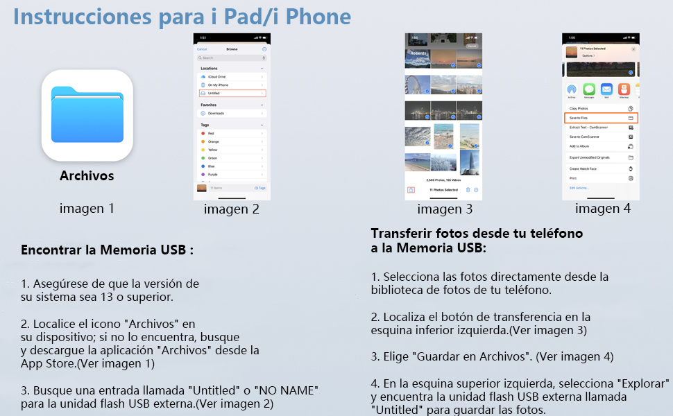memoria usb para iphone