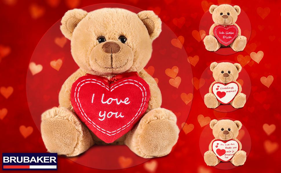 Corazón Teddy manta peluche oso corazón Osito