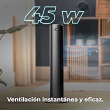 ventiladores de pie; ventiladores; ventilador de suelo; ventilador torre; ventilador; EnergySilence