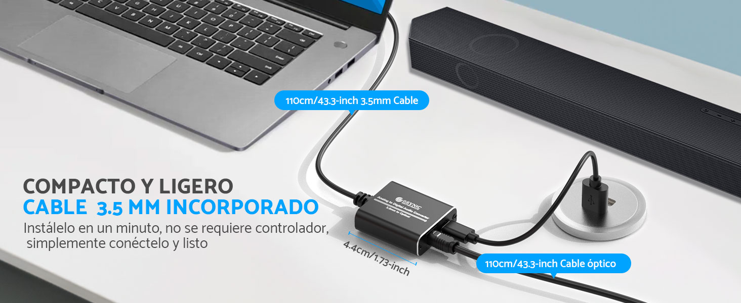 3.5mm a optico