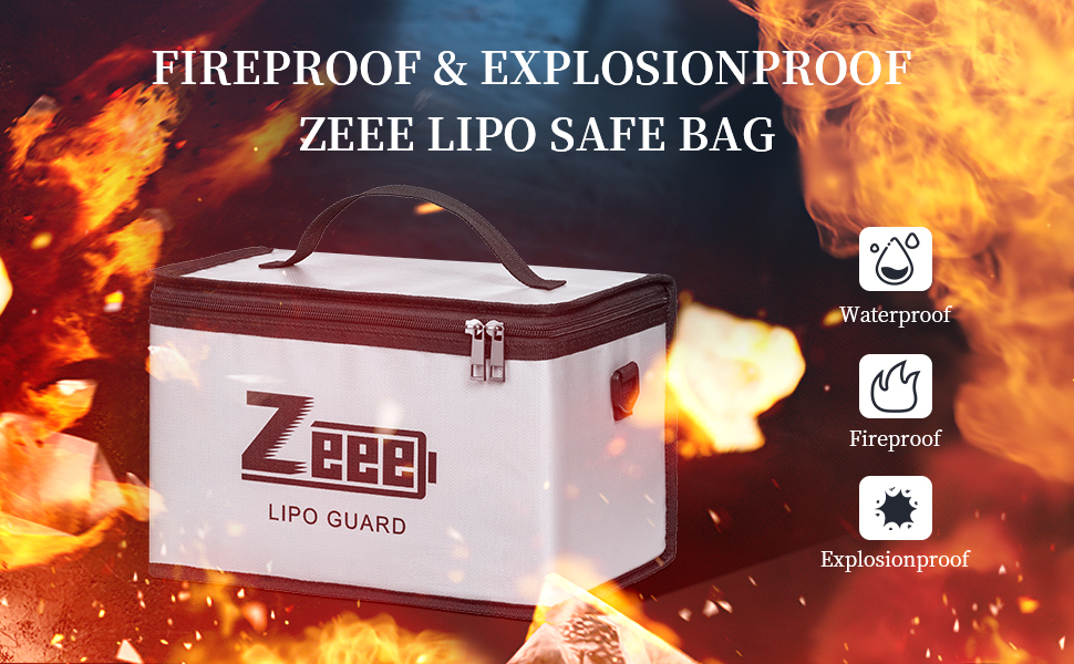 Zeee lipo safe bag