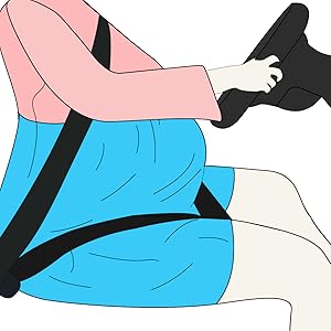 ZUWIT inturón de Seguridad, de Maternidad cinturón Ajustable para Embarazadas