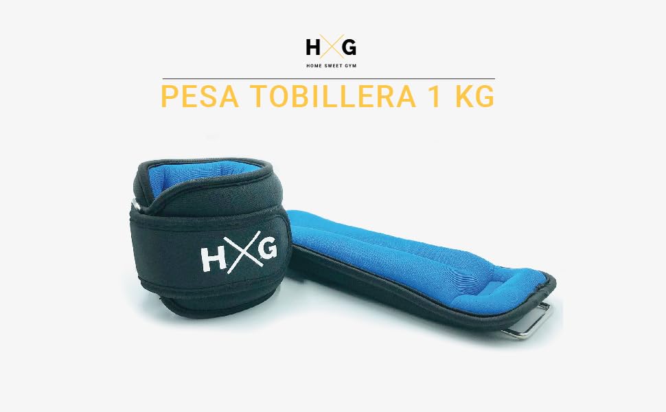 Pesas de tobillo con correas ajustables para ejercicios de fitness.
