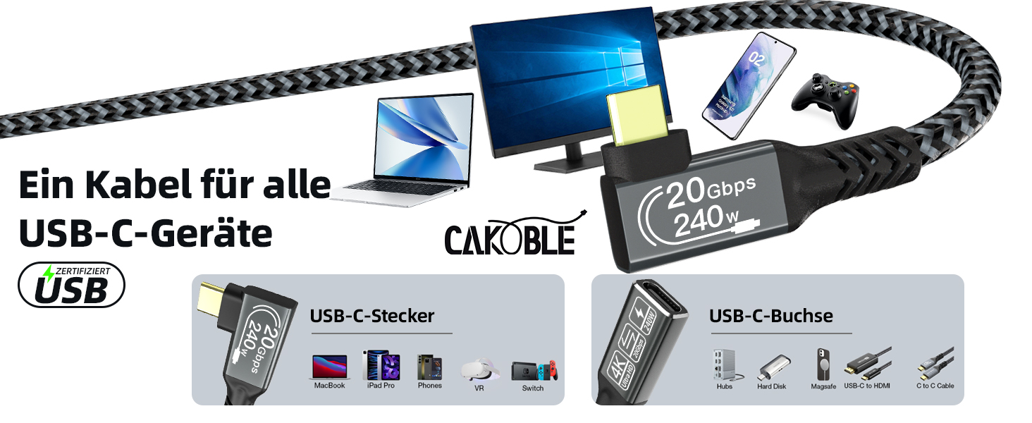 alargador usb c