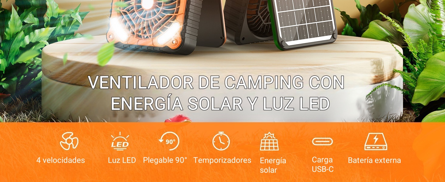 Ventilador de Acampar