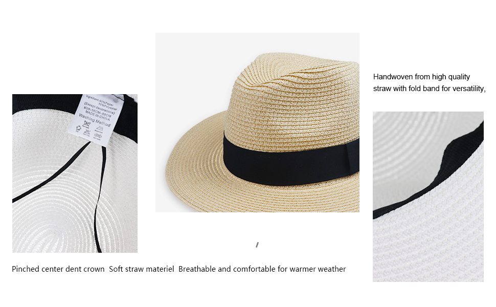 soft straw material de los sombreros