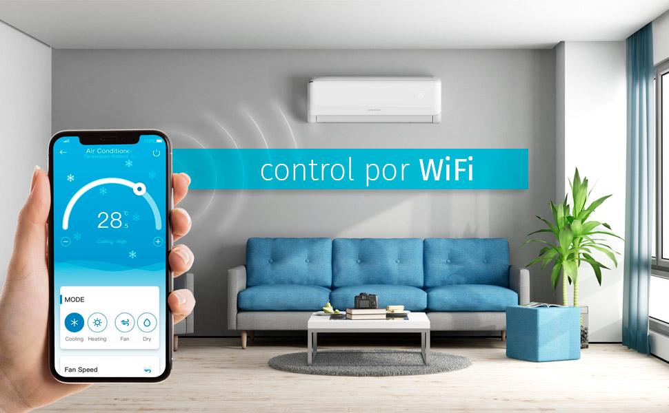 Aire Acondicionado con control Wifi