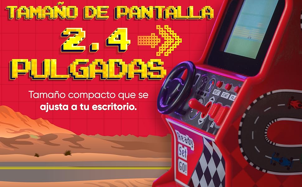 Máquina arcade de carreras retro Orb
