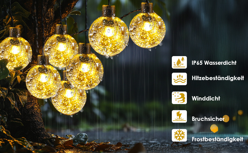 Guirnaldas Luces Exterior Solares