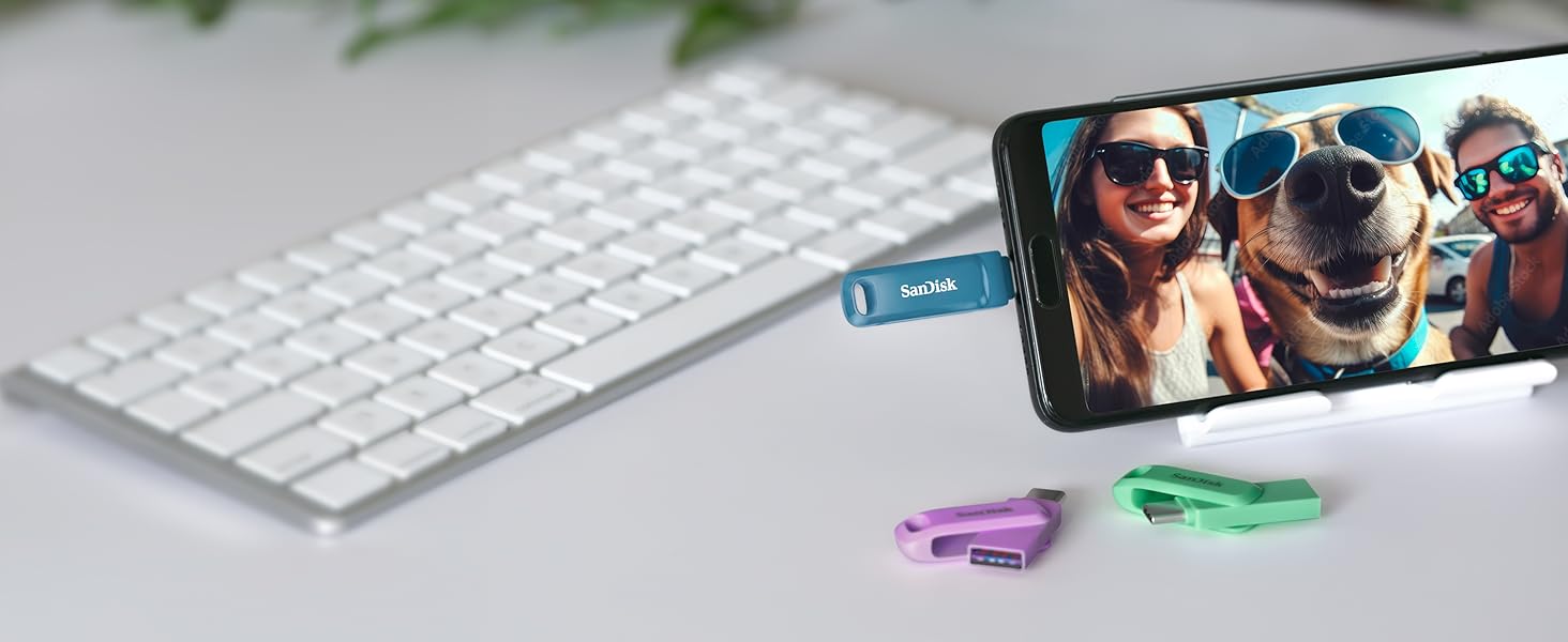 SanDisk Ultra Luxe Dual Drive Go Lavender