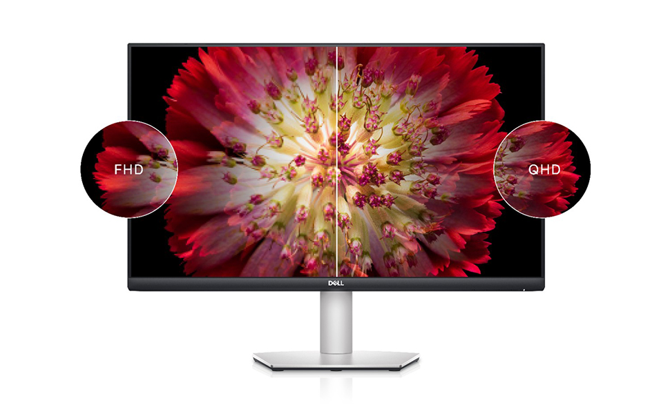 Monitor, Dell, S2721DS, QHD, 27 pulgadas, 75Hz, IPS, 4ms, AMD FreeSync, 99% sRGB, DisplayPort, HDMI