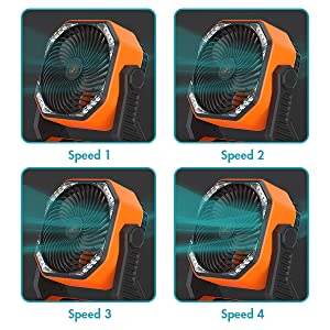 Ventilador de Acampar