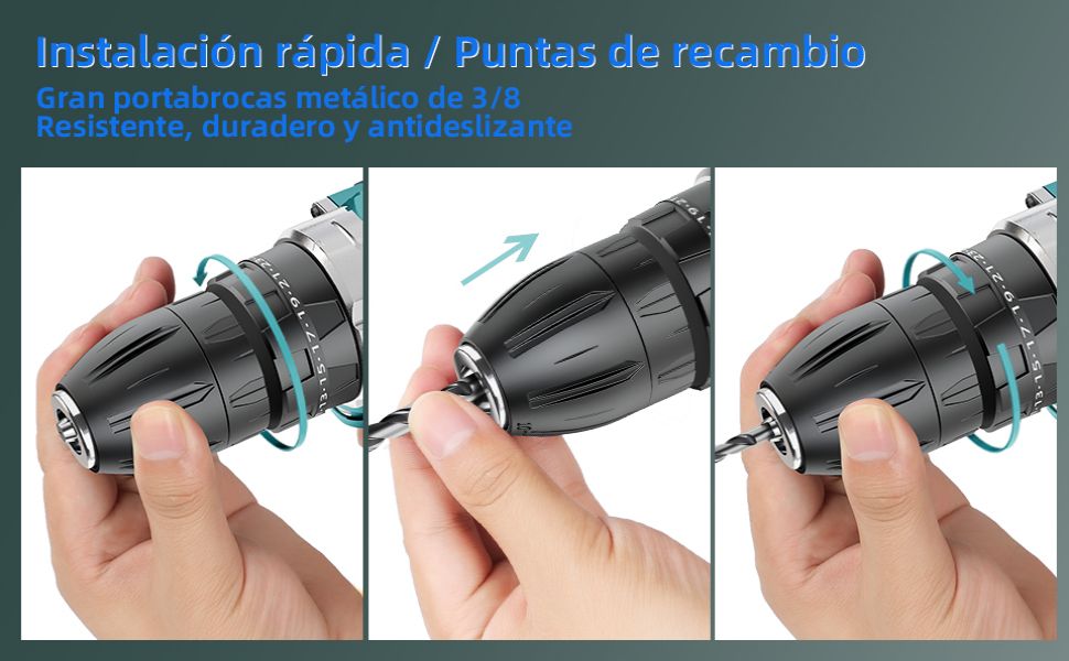 Juego de taladros inalámbricos de 12 V 7