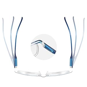 Gafas de lectura anti-fatiga Antifatiga Gafas Anti-Azules de Gaming Rectangular/Redondo/Cuadradas
