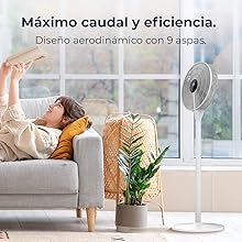 ventiladores de pie; ventiladores; ventilador silencioso; ventilador cecotec; EnergySilence 500