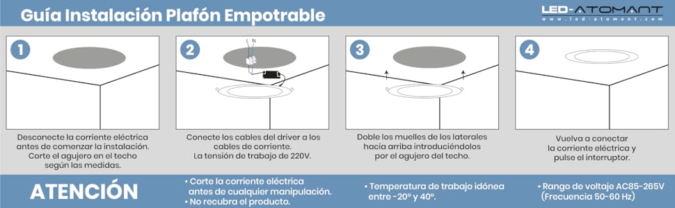 INSTALACION DOWNLIGHT