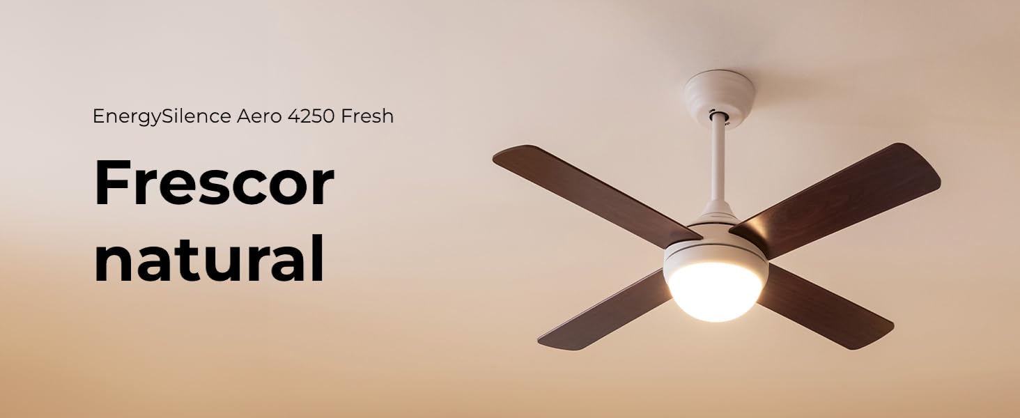 ventiladores de techo con luz; ventilador de techo silencioso; ventilador de techo con luz cecotec