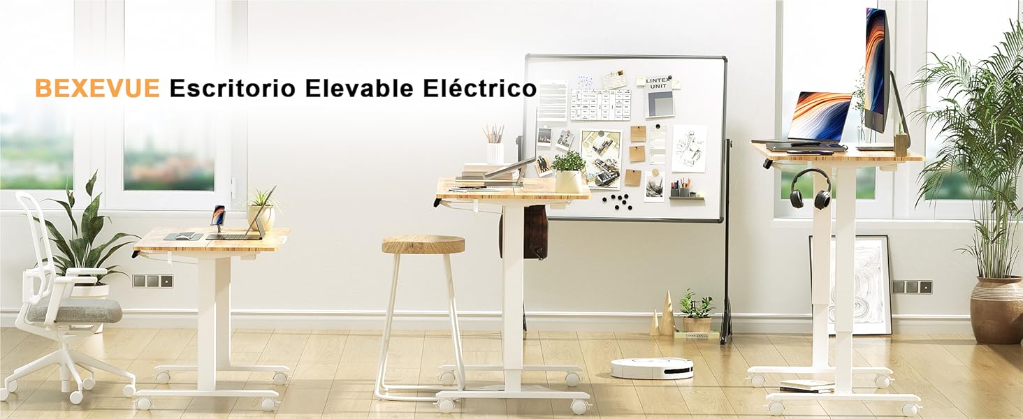 BEXEVUE Escritorio Elevable Eléctrico