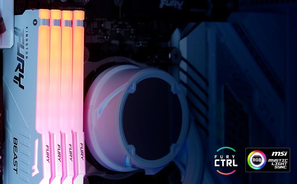 FURY Beast DDR5 RGB white