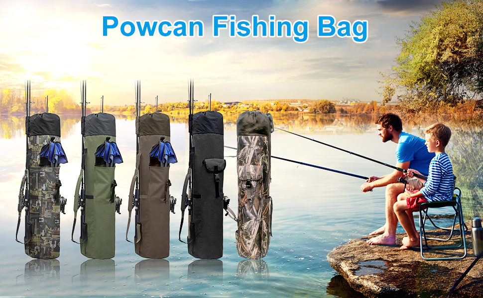 Bolsa de Pesca Estuche de caña de Pescar Oxford Bolsa de Almacenamiento de Herramientas de Pesca