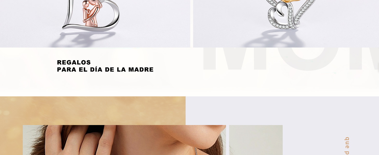 collar plata mujer