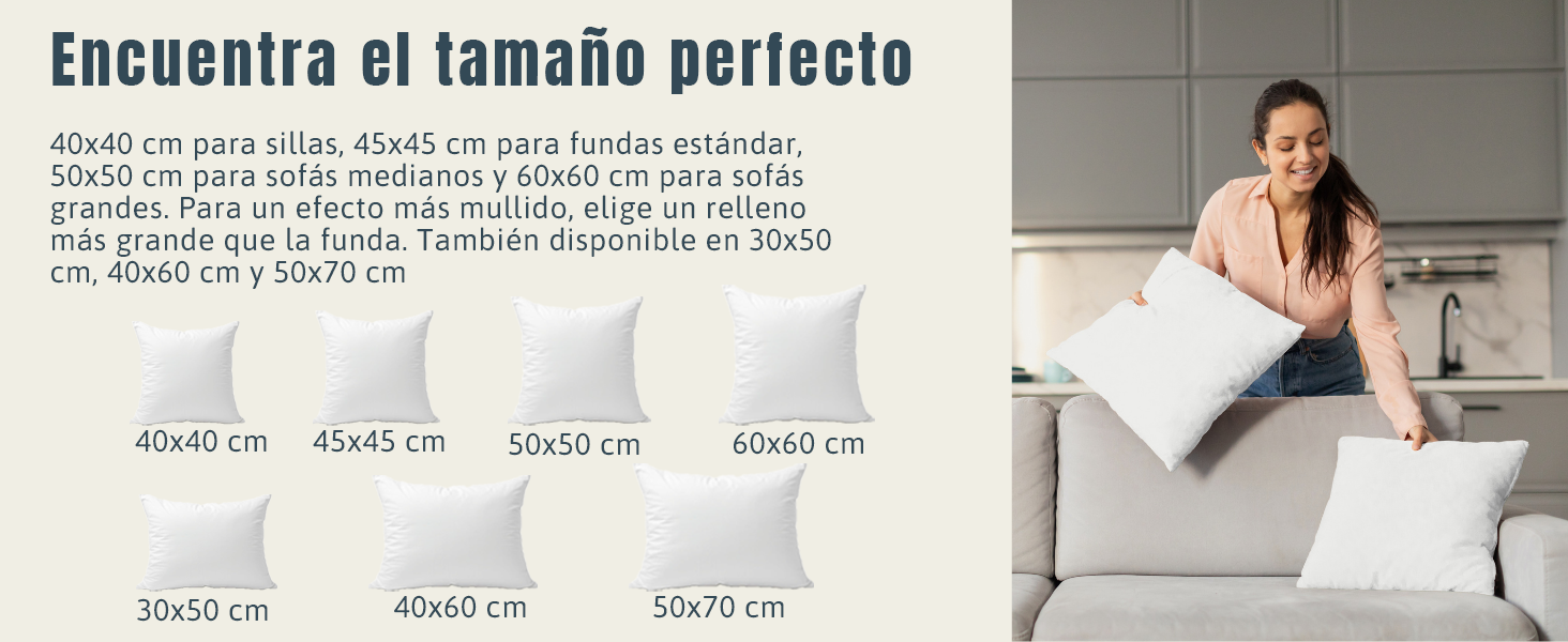 ForenTex Relleno Cojín