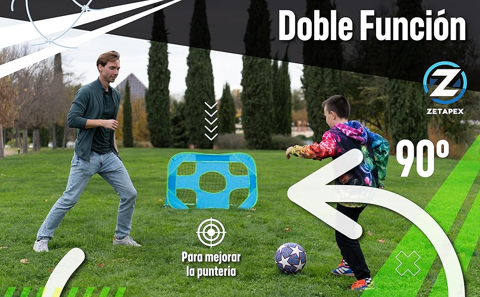 Porteria futbol plegable
