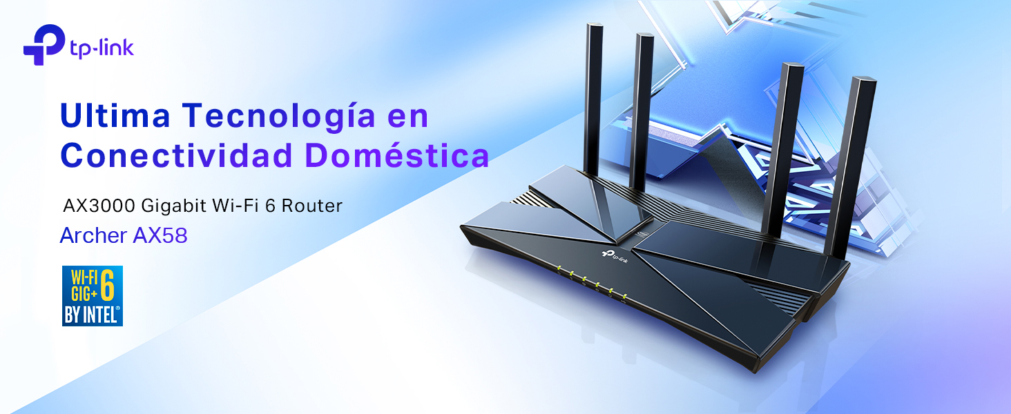Archer AX58 - Router AX3000 Gigabit Wi-Fi 6
