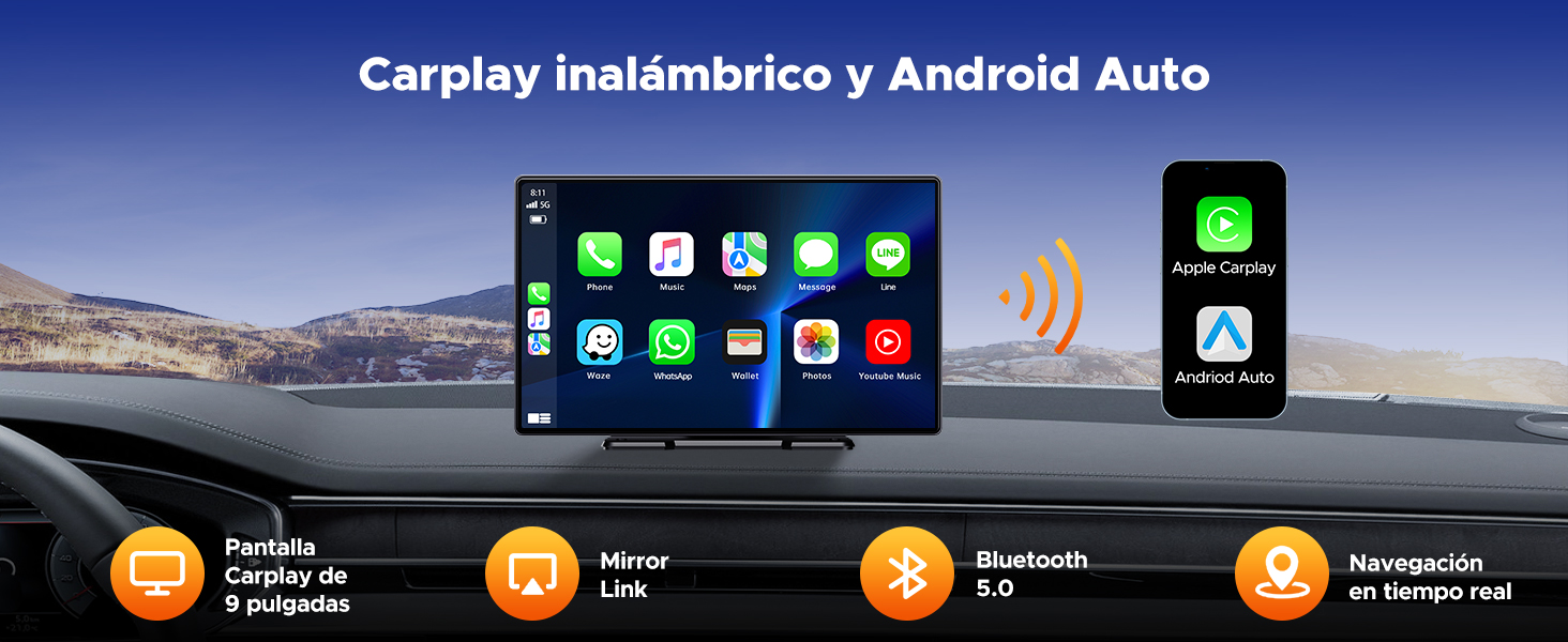 pantalla coche