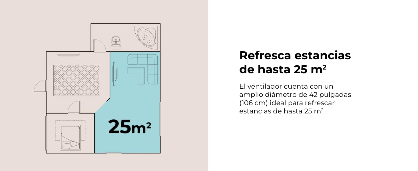 ventilador de techo con luz led ventiladores lampara aspas silencioso dormitorio Cecotec ceiling fan
