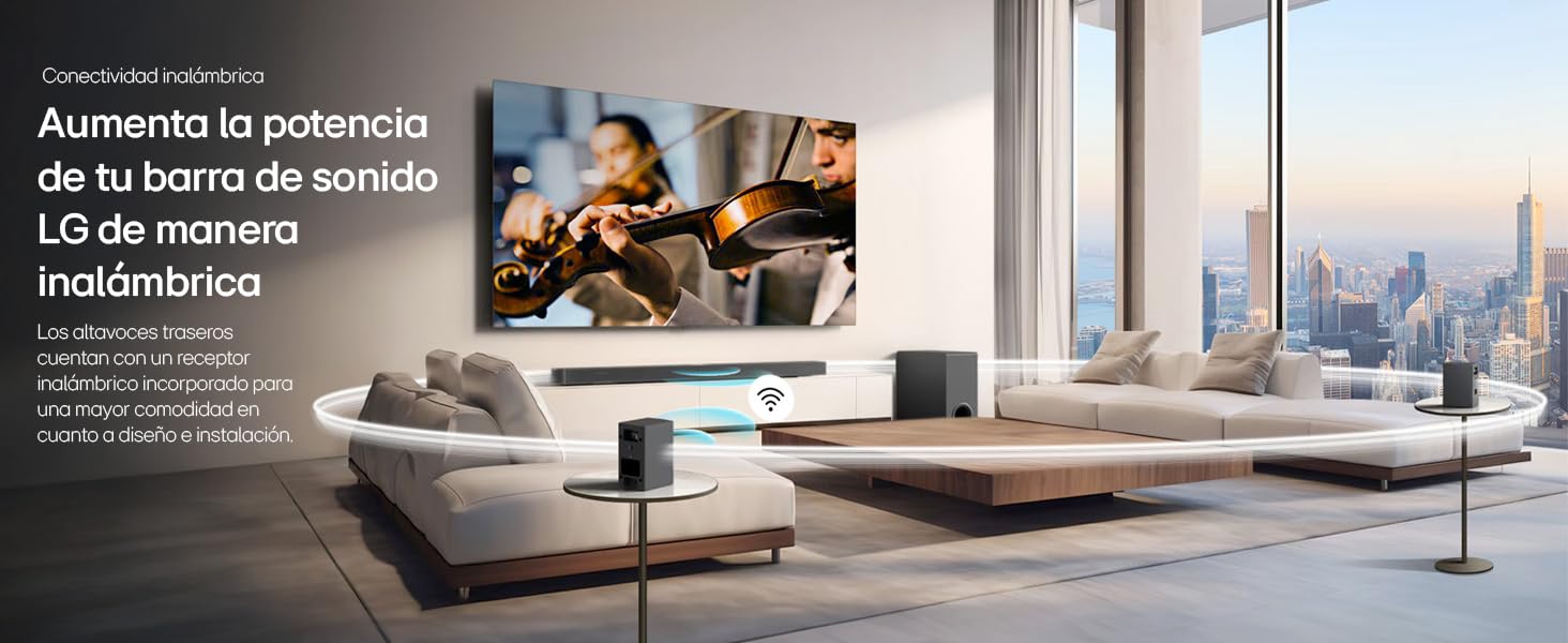 Lg, barra de sonido, altavoces, Barra de sonido LG, Dolby Atmos, Tecnología WOW, IA