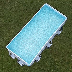 Pool 3 x 2 x 1 Schwimmbecken Planschbecken Stahlrahmenbecken