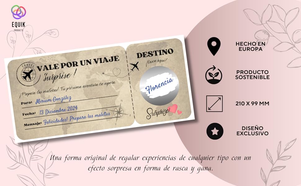 vale regalo viaje