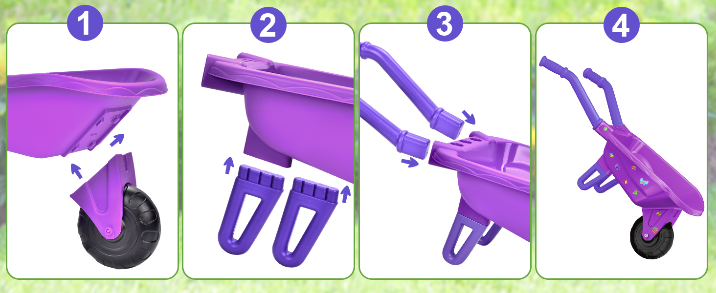 Set de Jardinería con Carretilla
