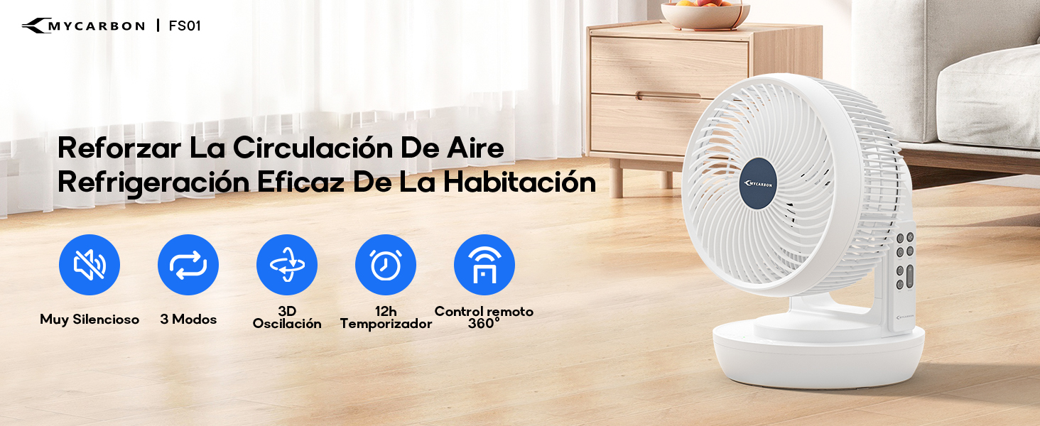 ventilador de mesa silencioso