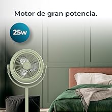 ventiladores de pie; ventilador pie; ventilador portatil; ventilador silencioso; ventilador cecotec