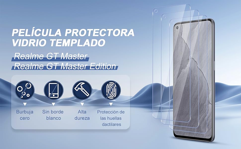 Cristal Templado para Realme GT Master Edition 5G