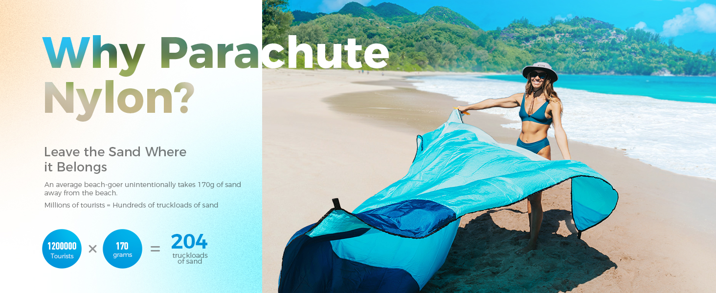 Ultra lightweight, compact, sand resistant, quick drying and soft.