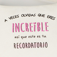 bolso diseño motivador frase doble cara